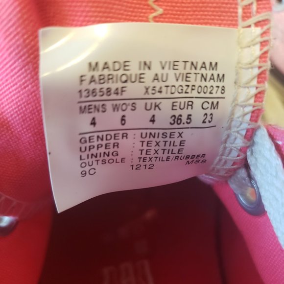 😁HP✌Converse All-Star  Pink Sneakers - Picture 6 of 6